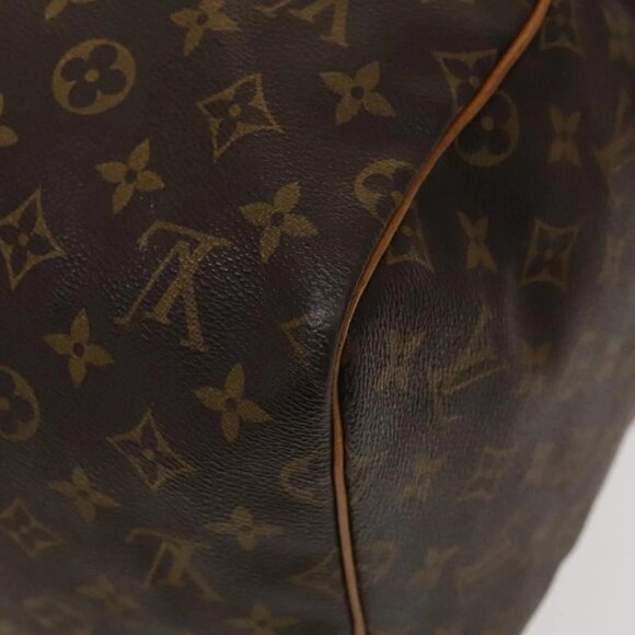 LOUIS VUITTON Monogram Keepall 55 Boston Bag M41424 LV Auth 139406 - Picture 5 of 16